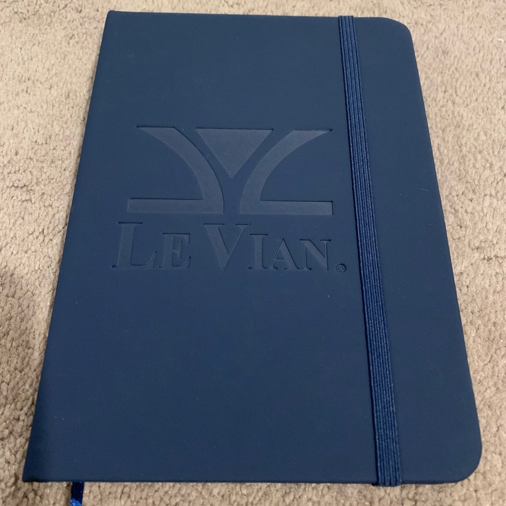 Authentic Collectible LeVian Blue Notebook (Small)